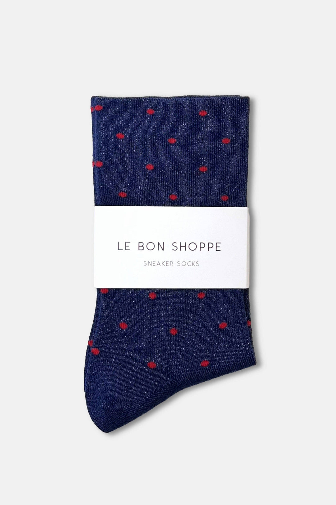 Le Bon Shoppe - Lurex Patterned Sneaker Socks