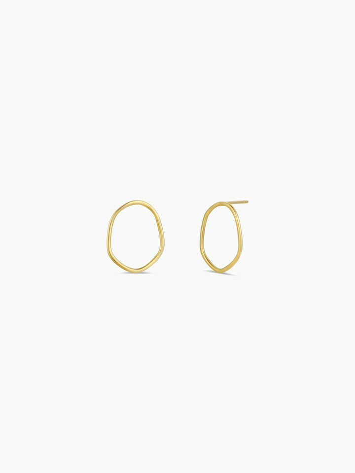 JaxKelly - Gold Organic Hoop