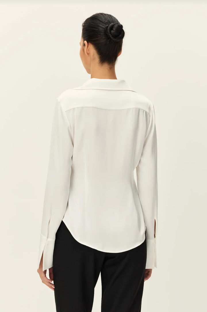 Elodie Canal Pleated Shirt