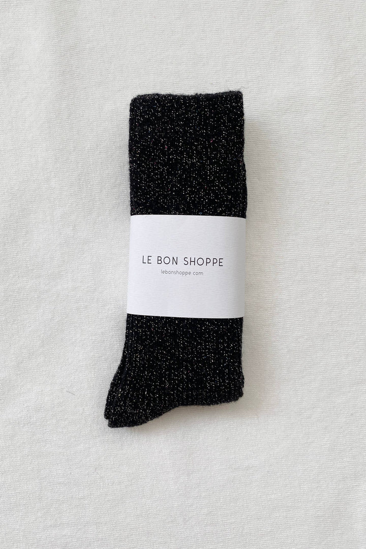 Le Bon Shoppe Winter Sparkle Socks: Wine