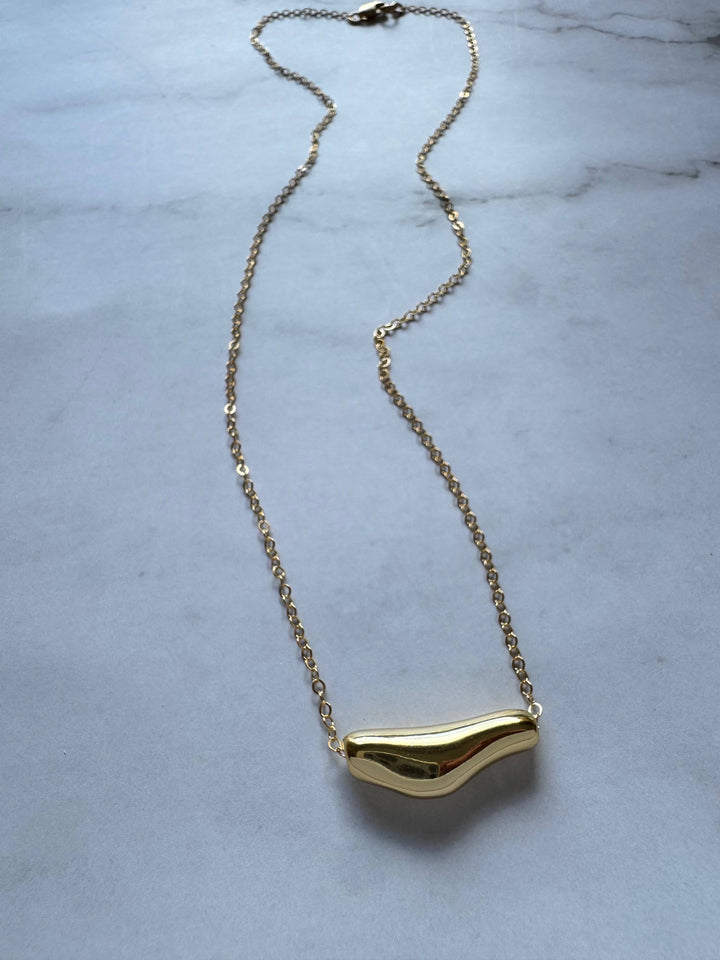 Jessica Matrasko Jewelry - Hazel Gold Drip Necklace