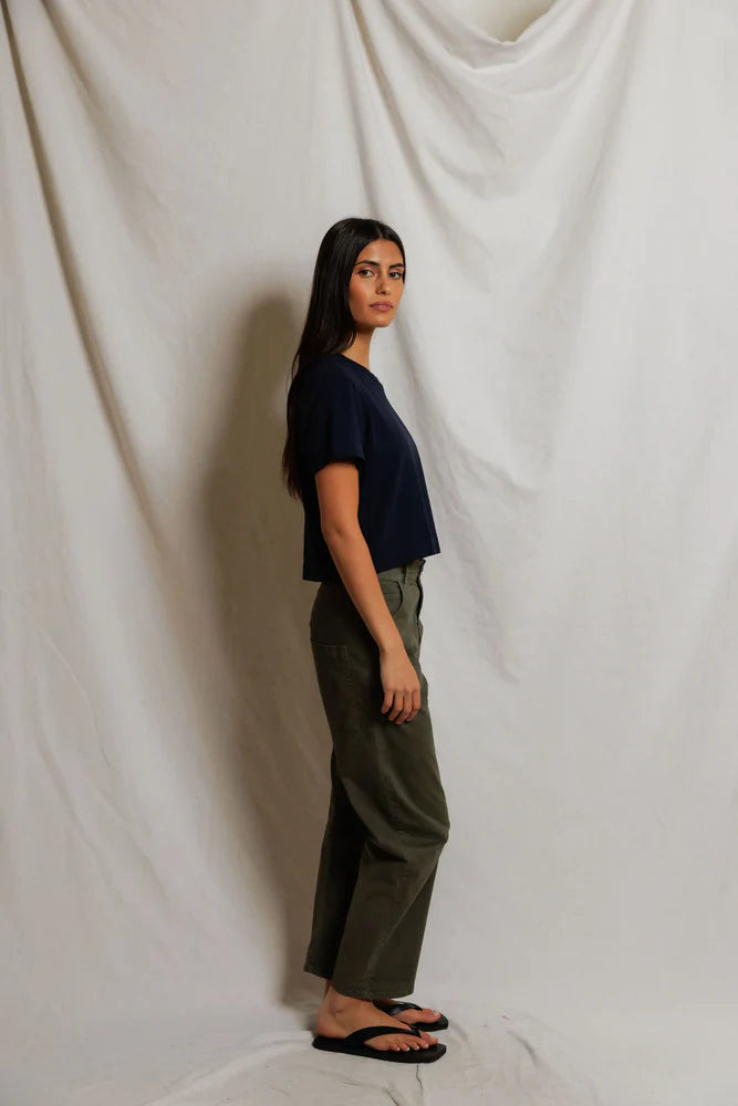 perfectwhitetee Cher ringspun cotton crew tee