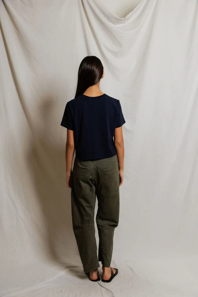 perfectwhitetee Cher ringspun cotton crew tee