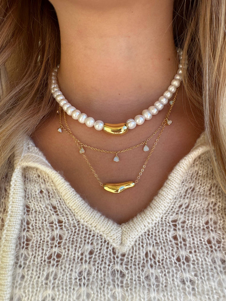 Jessica Matrasko Jewelry - Hazel Gold Drip Necklace
