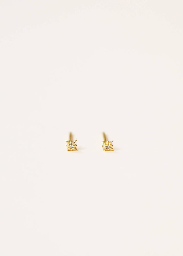 JaxKelly - Tiny Stud - Star - Gold Earrings