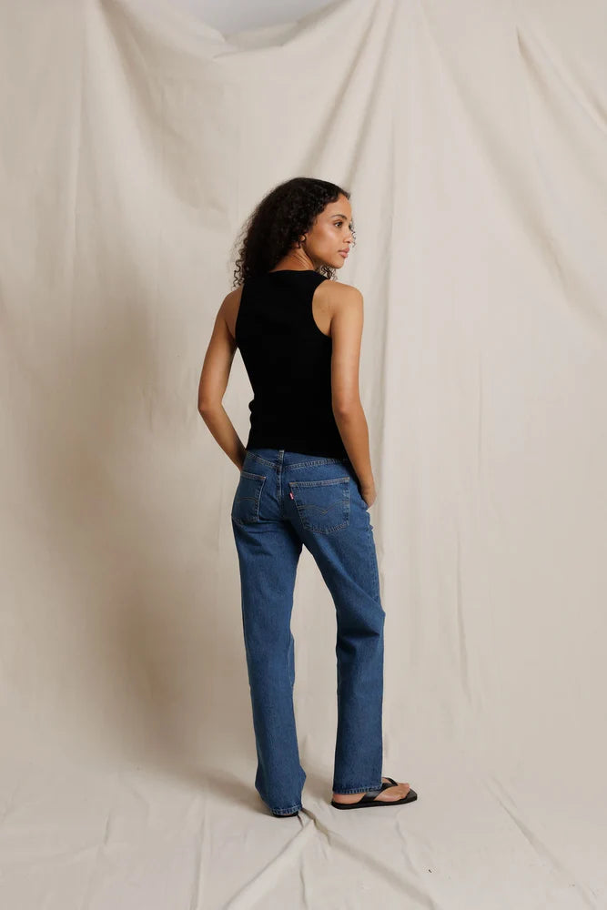perfectwhitetee Daphne High Neck Tank