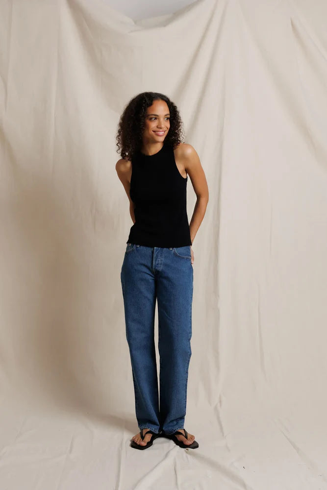 perfectwhitetee Daphne High Neck Tank
