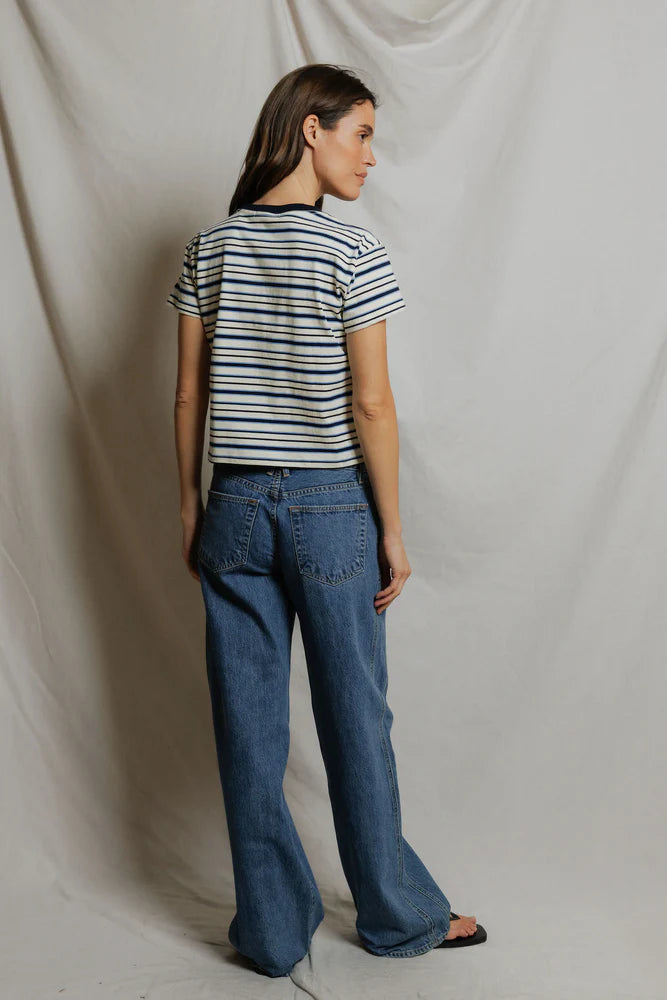 perfectwhitetee Dawn Ringer Tee