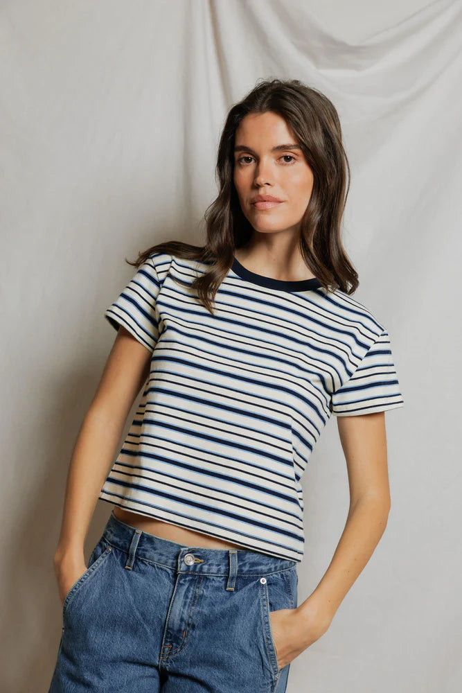 perfectwhitetee Dawn Ringer Tee