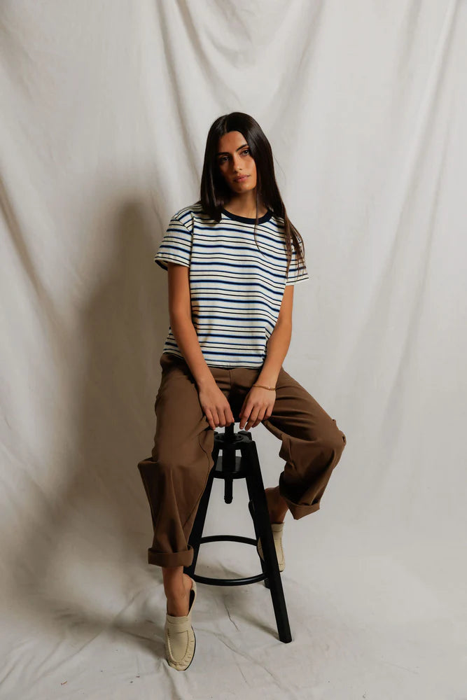 perfectwhitetee Dawn Ringer Tee