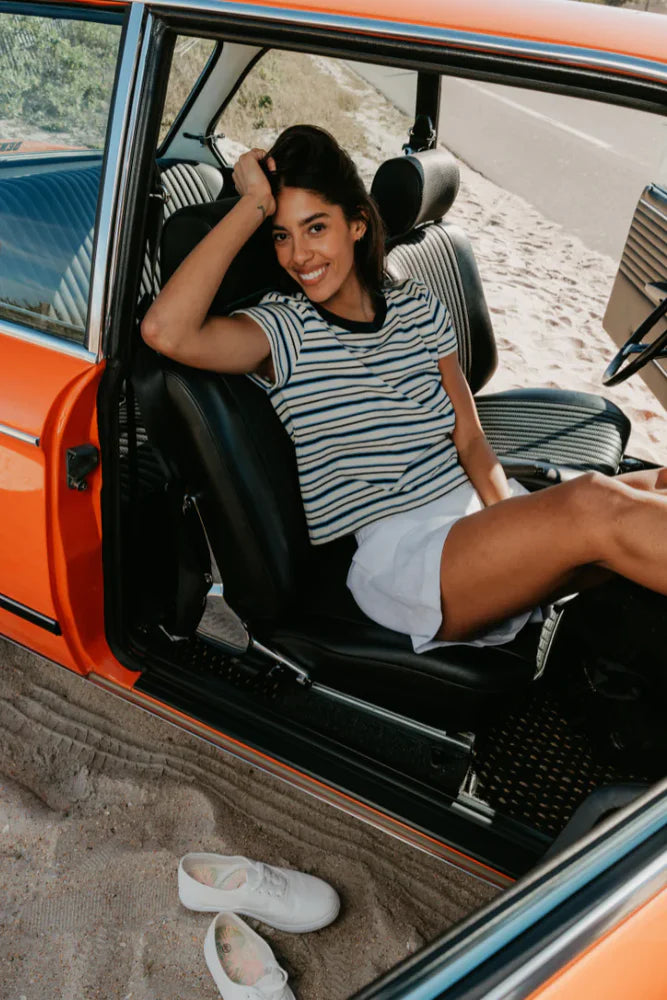 perfectwhitetee Dawn Ringer Tee