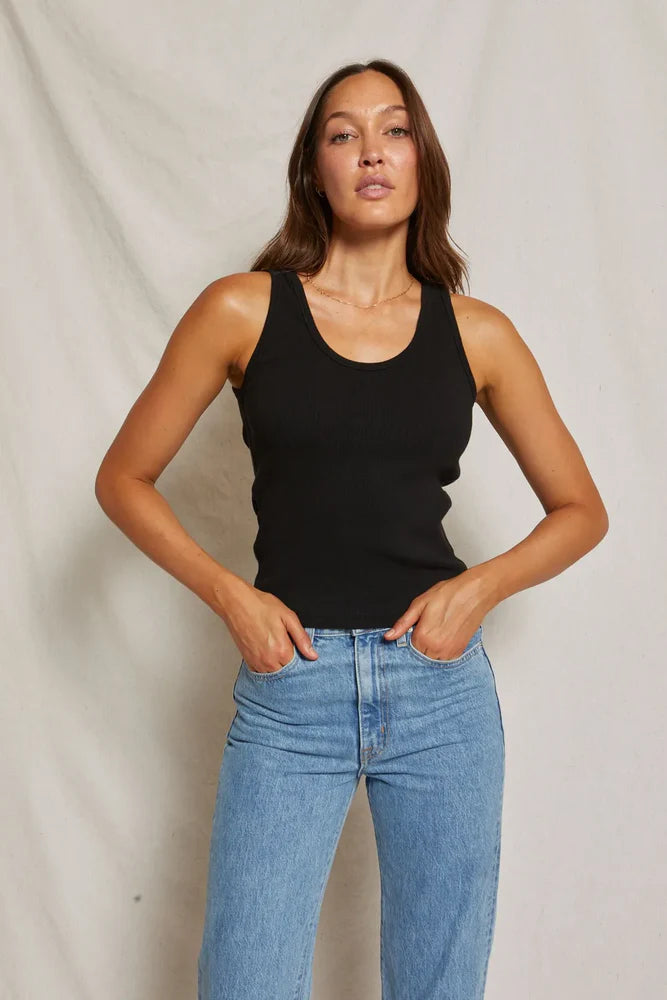 perfectwhitetee Debbie Tank - Black