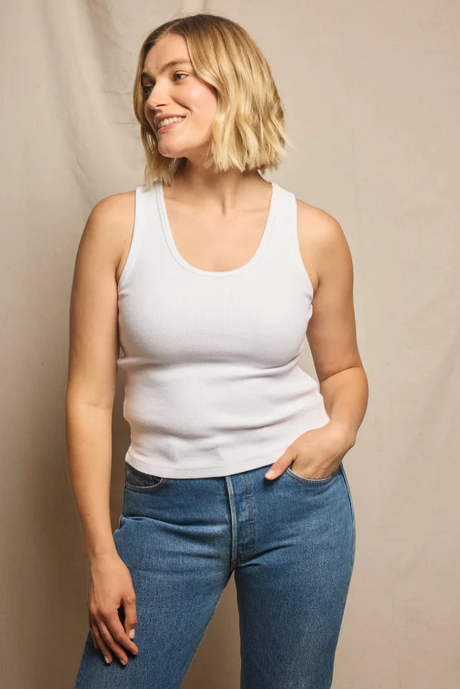 perfectwhitetee Debbie Tank - White