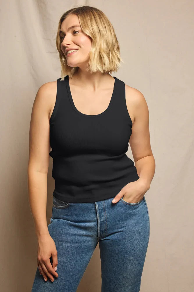 perfectwhitetee Debbie Tank - Black