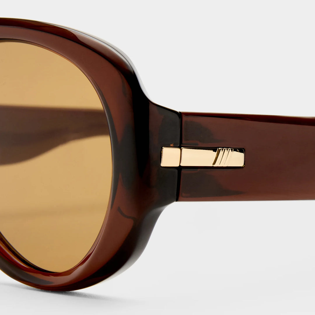 Le Specs Dreamboat Sunglasses - Cocoa