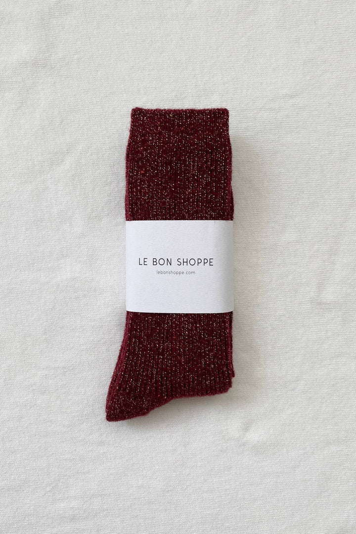 Le Bon Shoppe Winter Sparkle Socks: Starry Night