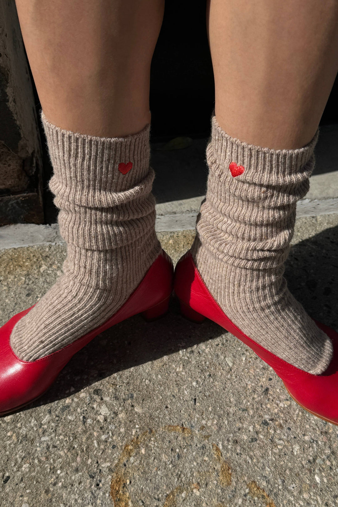 Le Bon Shoppe  Embroidered Snow Socks