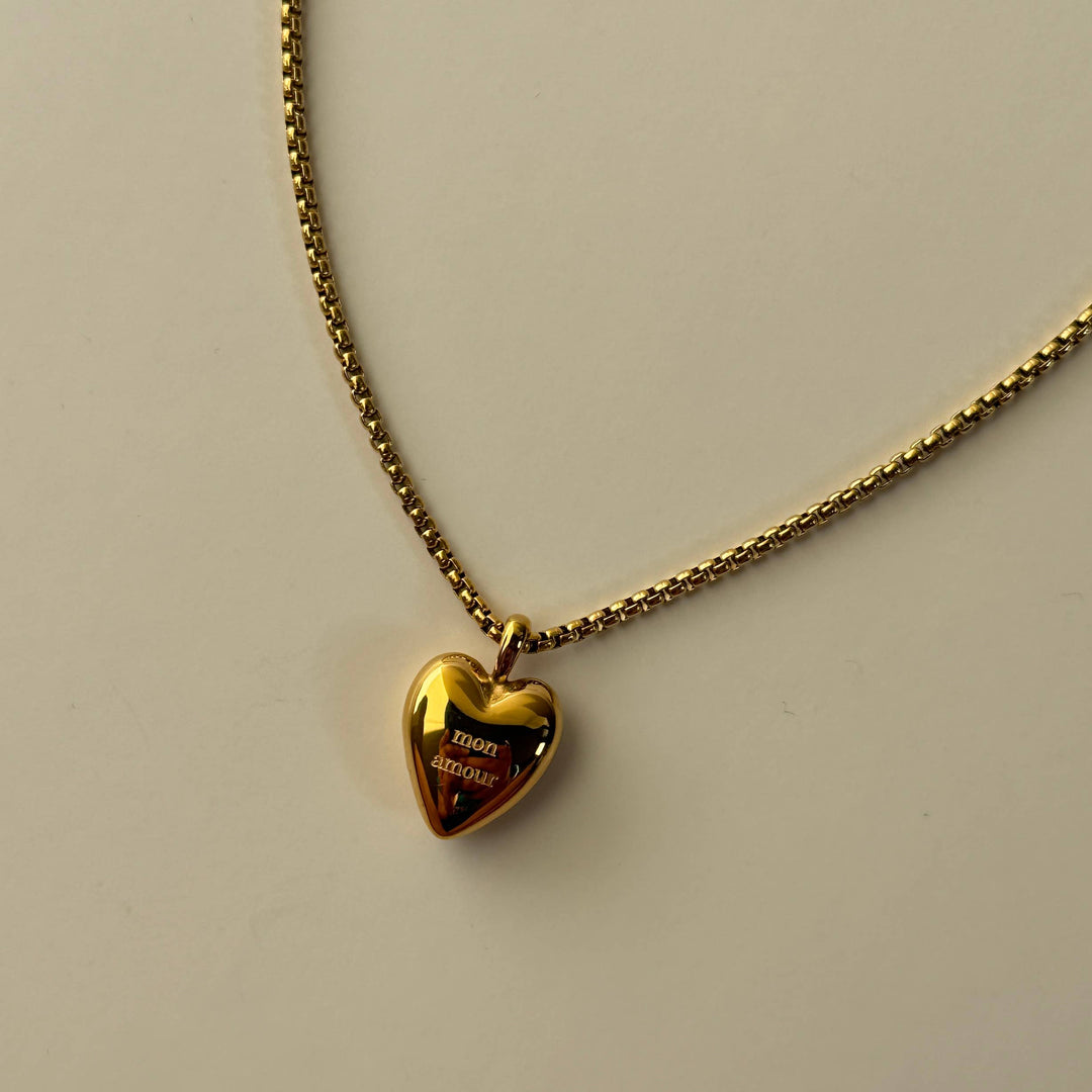 Namaste Jewelry - Mon Amour Necklace- Gold