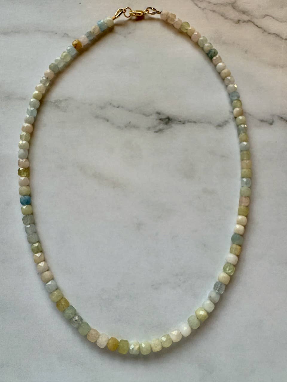 Jessica Matrasko Jewelry - Lillian Faceted Natural Gemstone Necklace