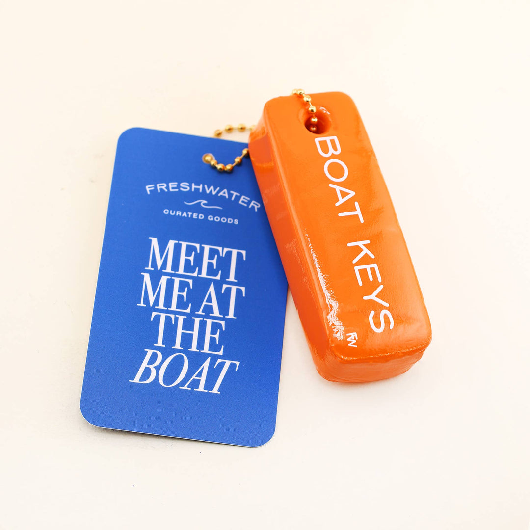 Freshwater Curated Goods - BOAT KEYS Floating Keychain