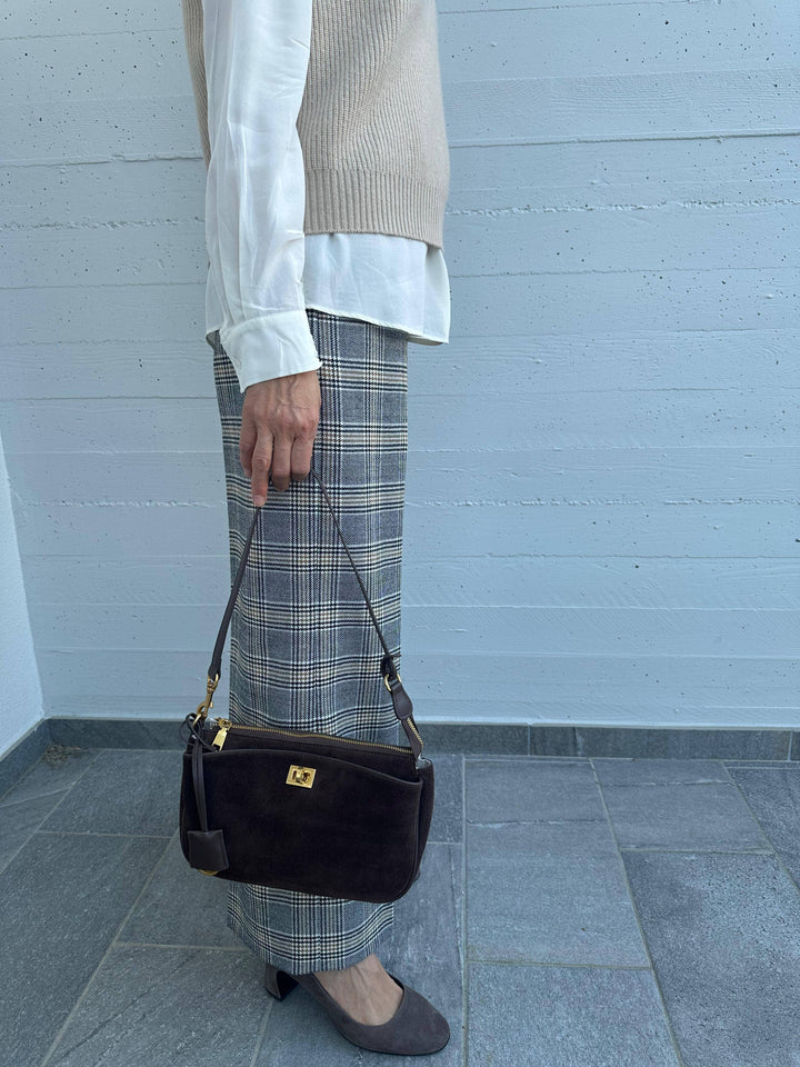 TEXAS pouch - SMALL suede