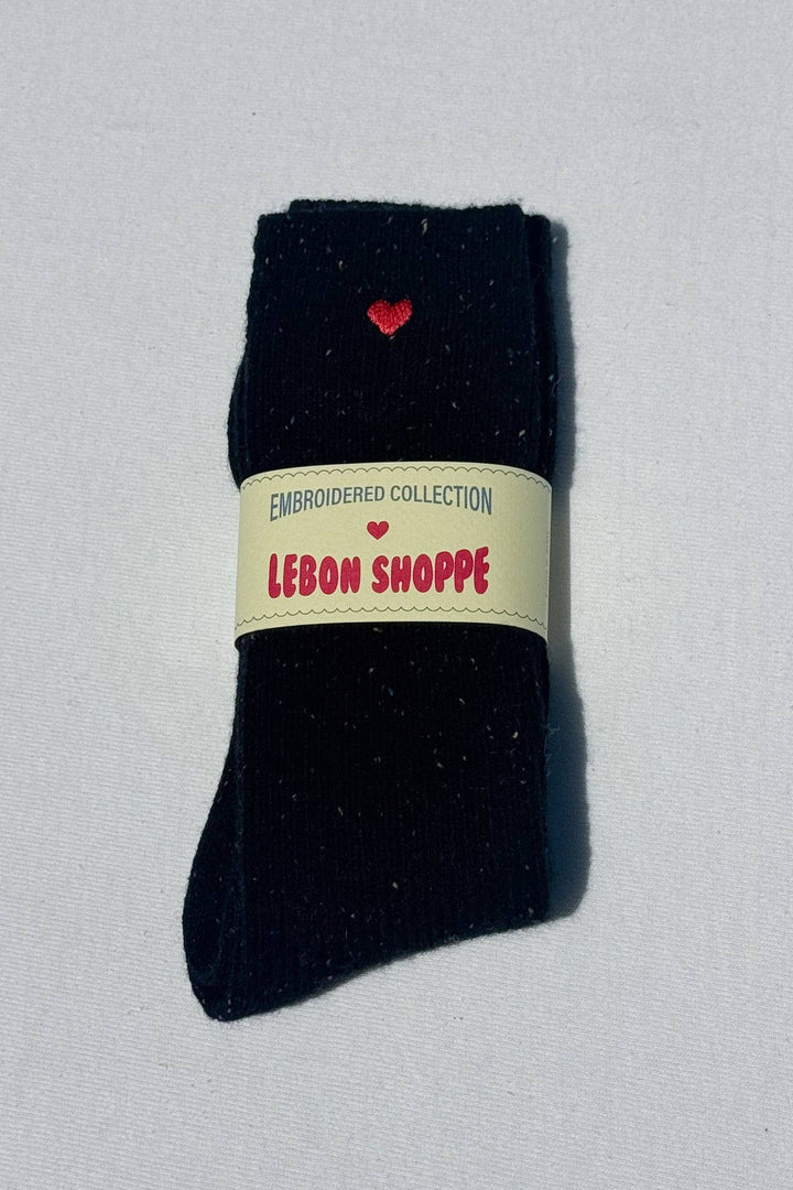 Le Bon Shoppe  Embroidered Snow Socks