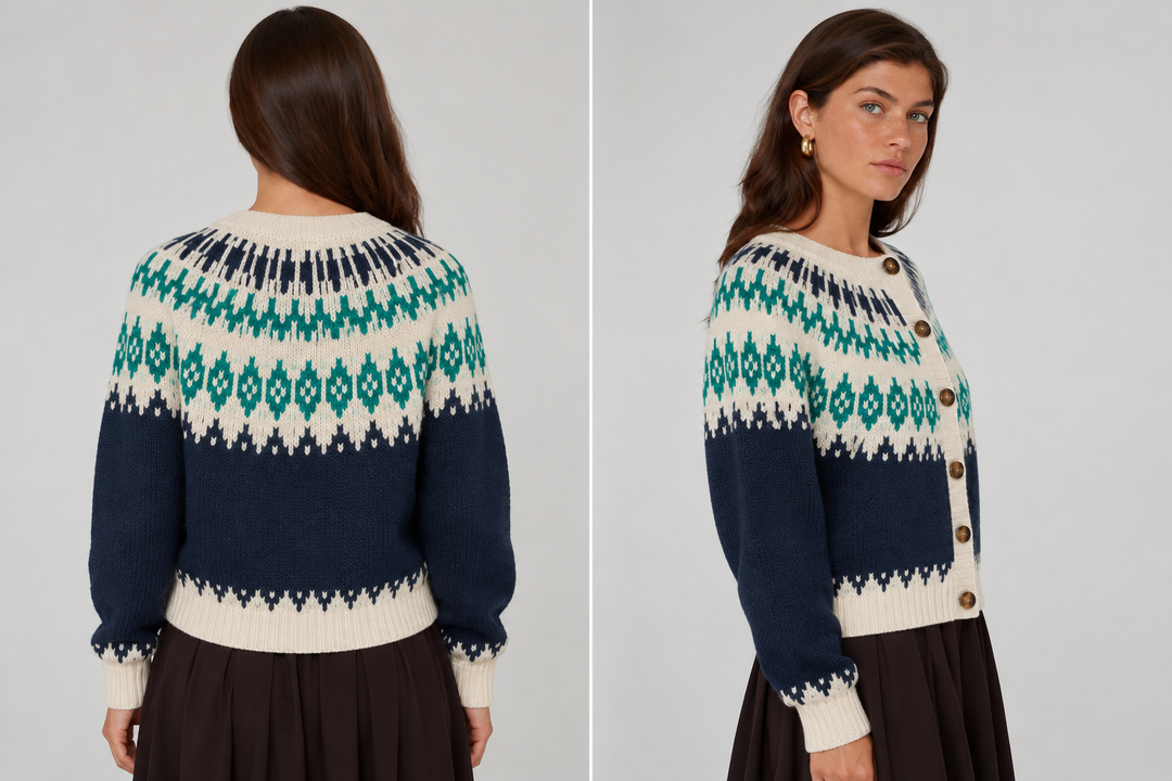 Autumn Cashmere Fair Isle Cardigan