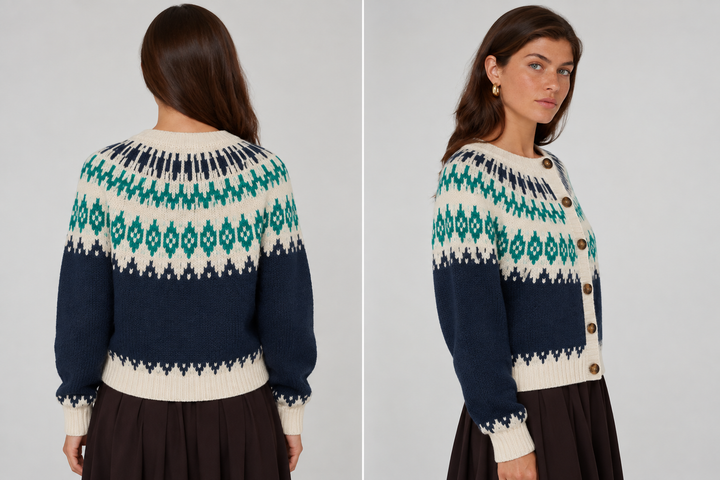 Autumn Cashmere Fair Isle Cardigan