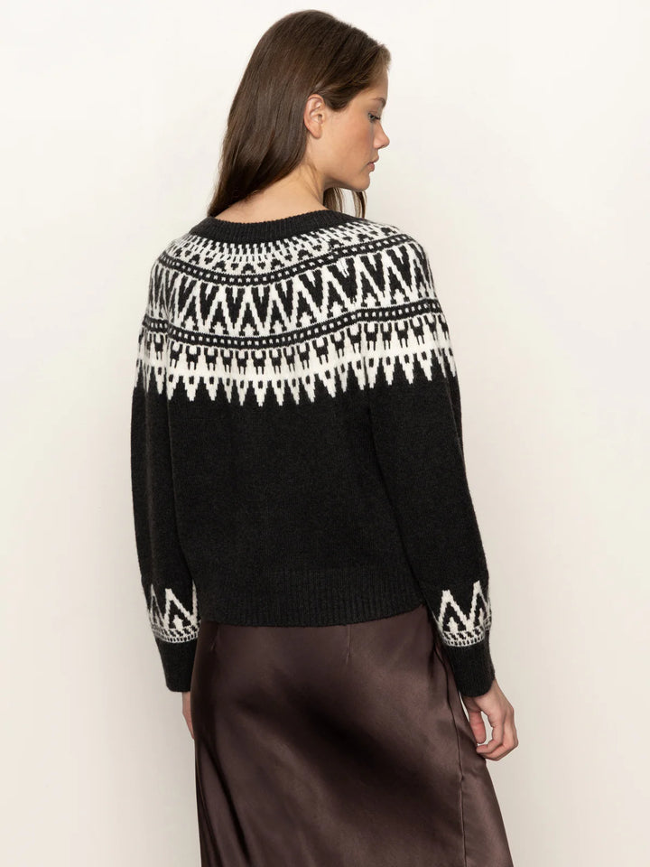 Sanctuary Fairisle Crewneck Cardi
