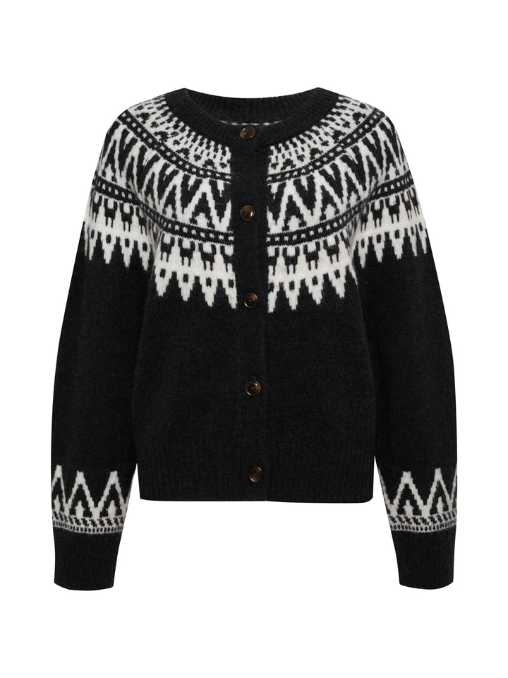 Sanctuary Fairisle Crewneck Cardi