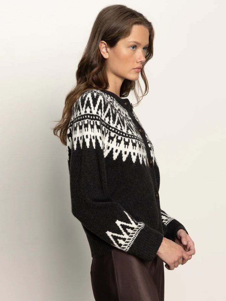 Sanctuary Fairisle Crewneck Cardi