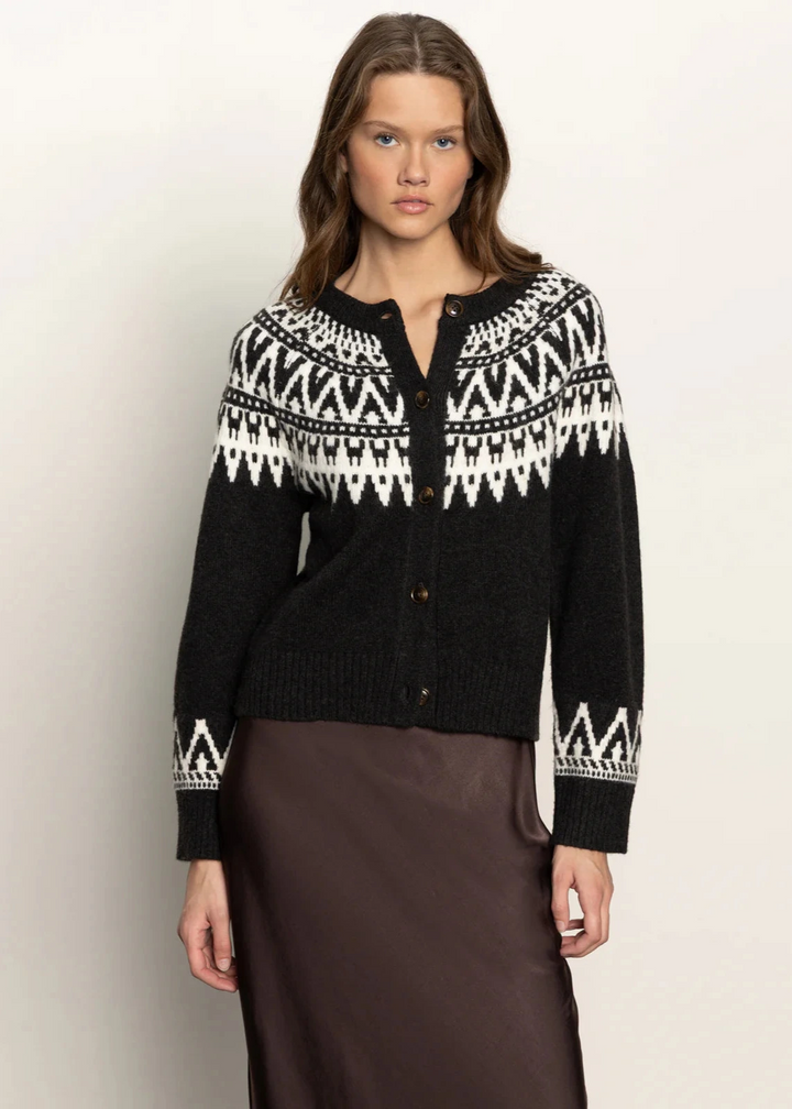 Sanctuary Fairisle Crewneck Cardi