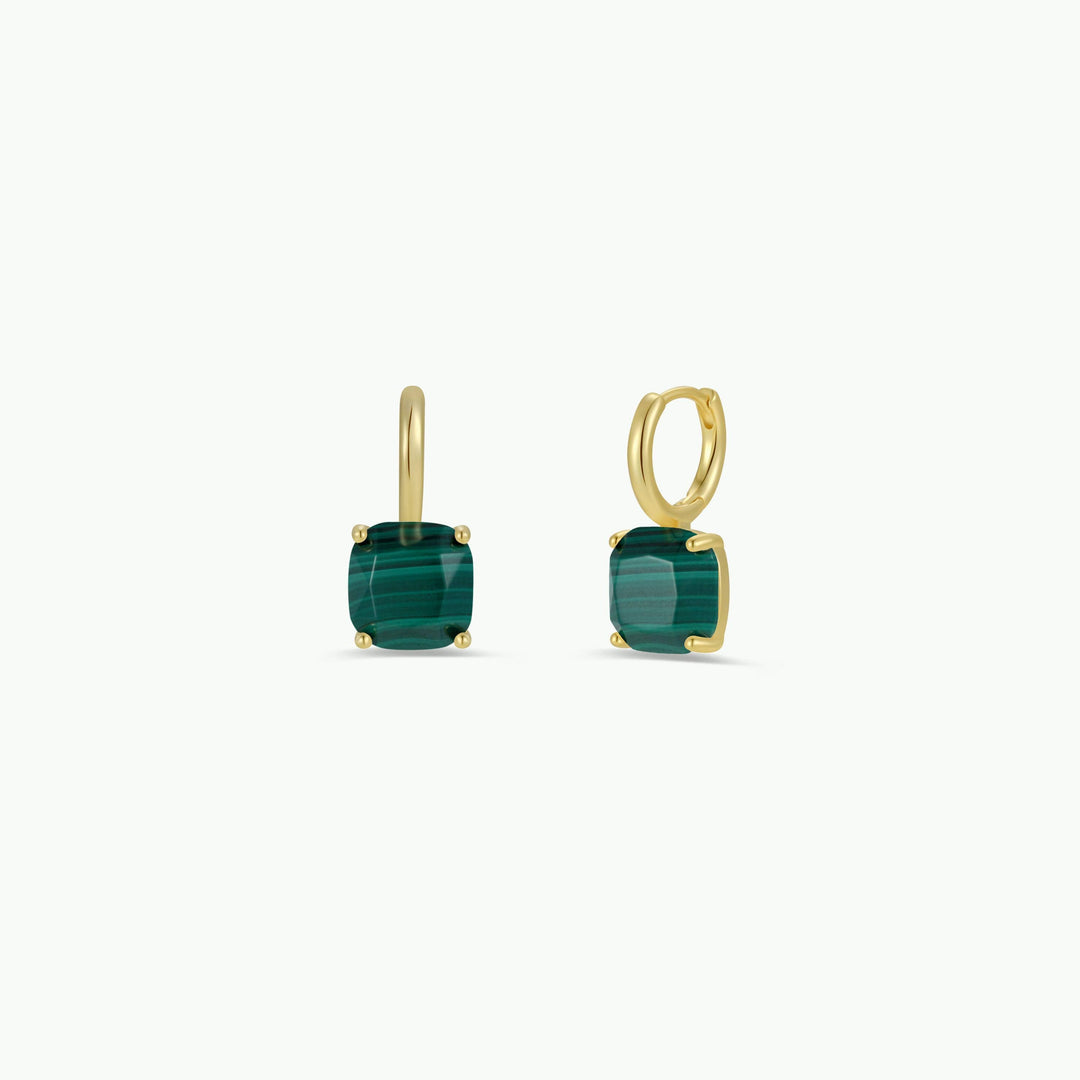 JaxKelly - Gemstone Mini Drop - Malachite