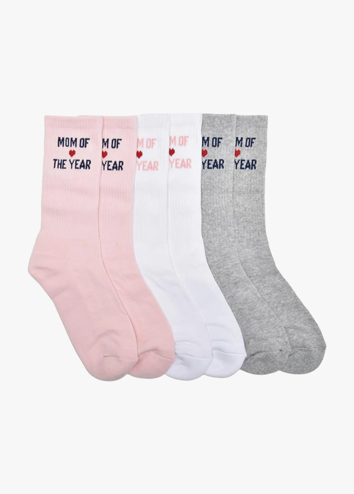 Favorite Daughter THE MOM OF THE YEAR HEART SOCK BOX SET