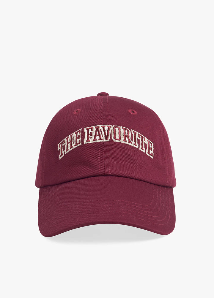 Favorite Daughter THE FAVORITE BASEBALL CAP-Burgundy