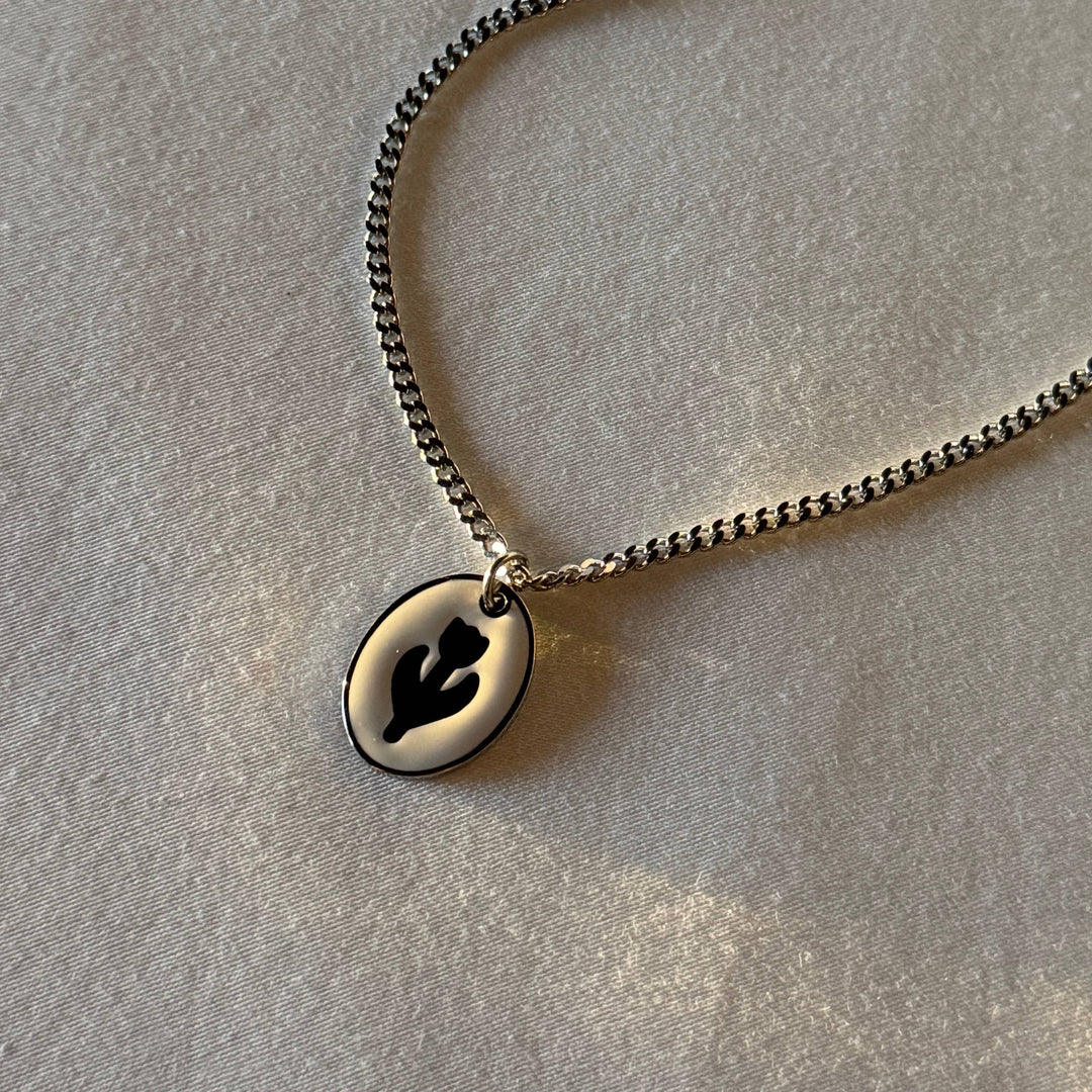 Namaste Jewelry - Tulipe Necklace- Silver