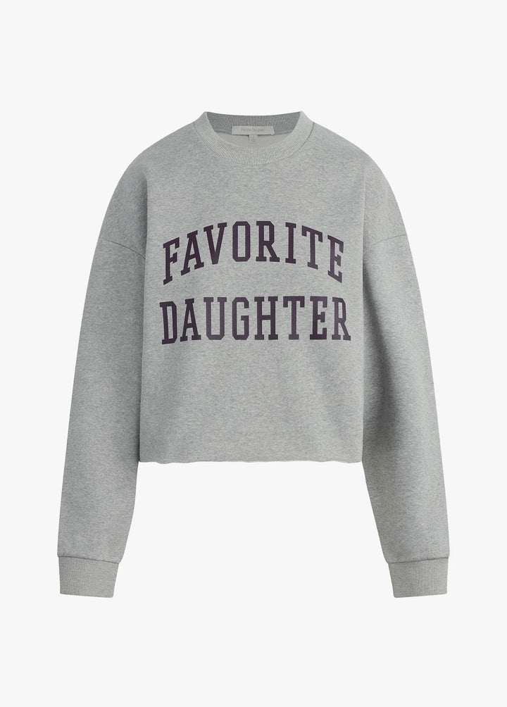Favorite Daughter The Cropped Collegiate Sweatshirt