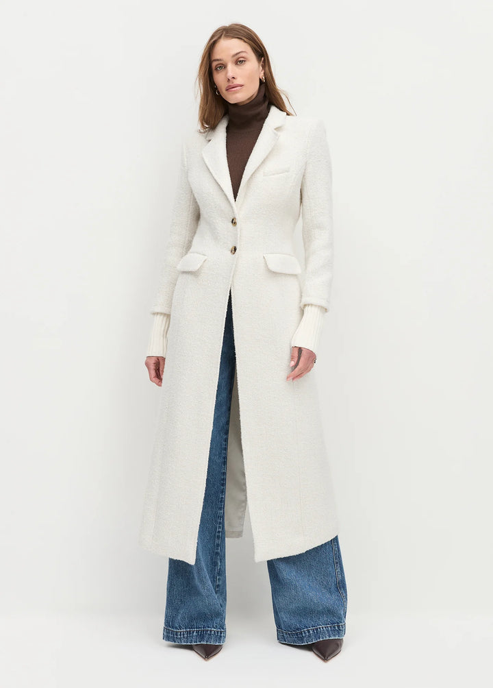Favorite Daughter The City Coat Petite -Ivory