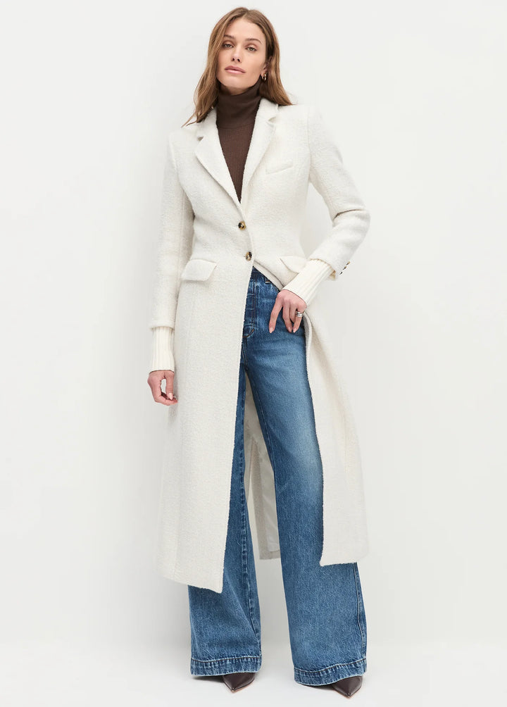 Favorite Daughter The City Coat Petite -Ivory