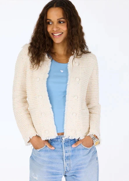 Kerri Rosenthal Fringe Beaulero Cardigan