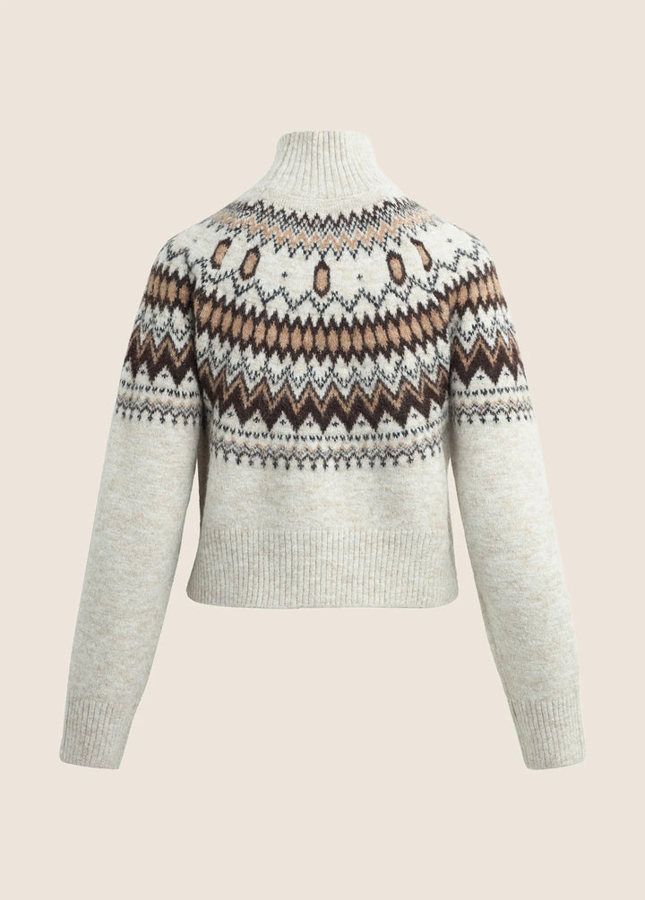 Favorite Daughter Chalet Turtle Neck Fair Isle Sweater