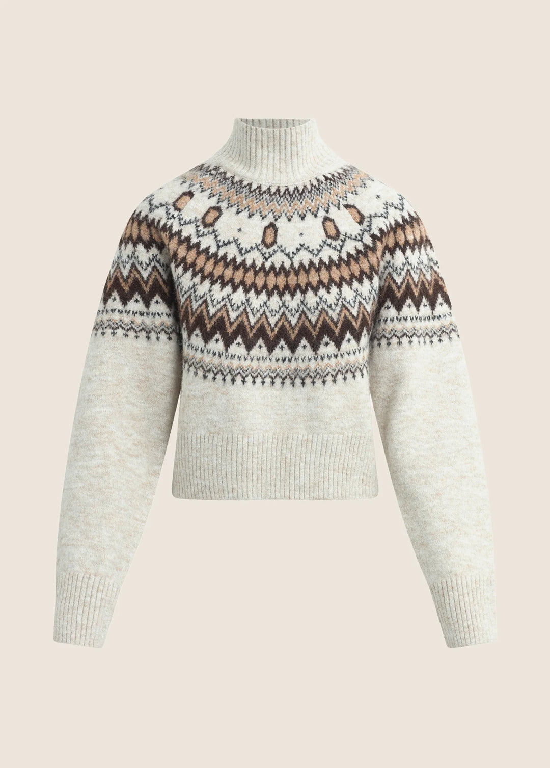 Favorite Daughter Chalet Turtle Neck Fair Isle Sweater