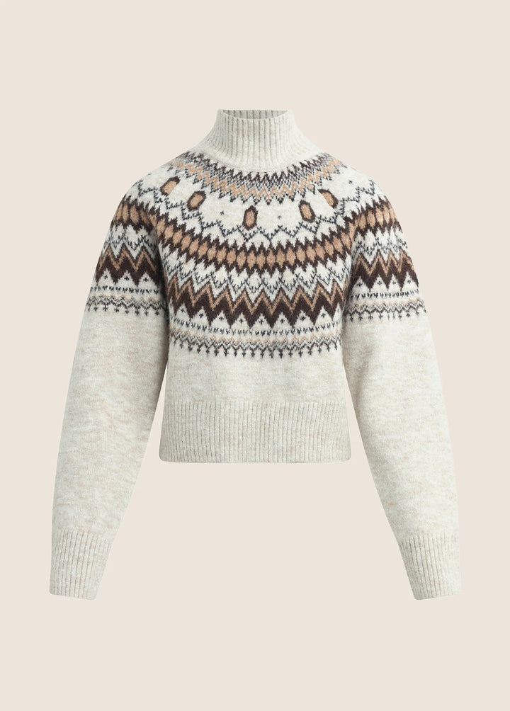 Favorite Daughter Chalet Turtle Neck Fair Isle Sweater