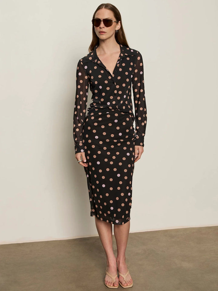 Sanctuary Gathered Mesh Skirt