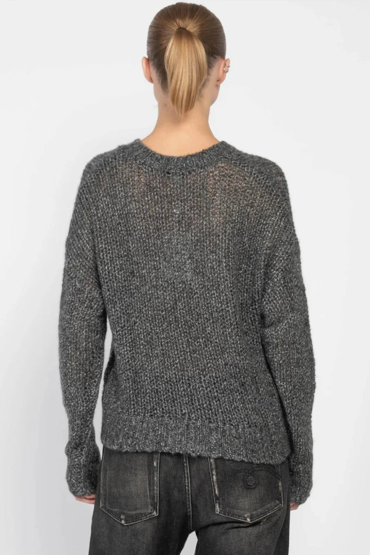 Autumn Cashmere Open Gauge Crew