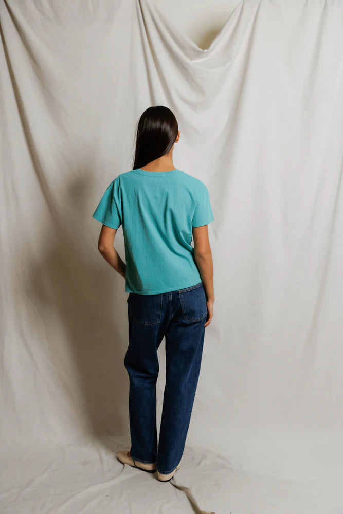 PERFECTWHITETEE Harley Cotton Boxy Crewneck Tee