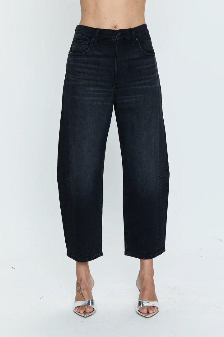 Pistola Elie High Rise Barrel Leg Jeans - Bauhaus