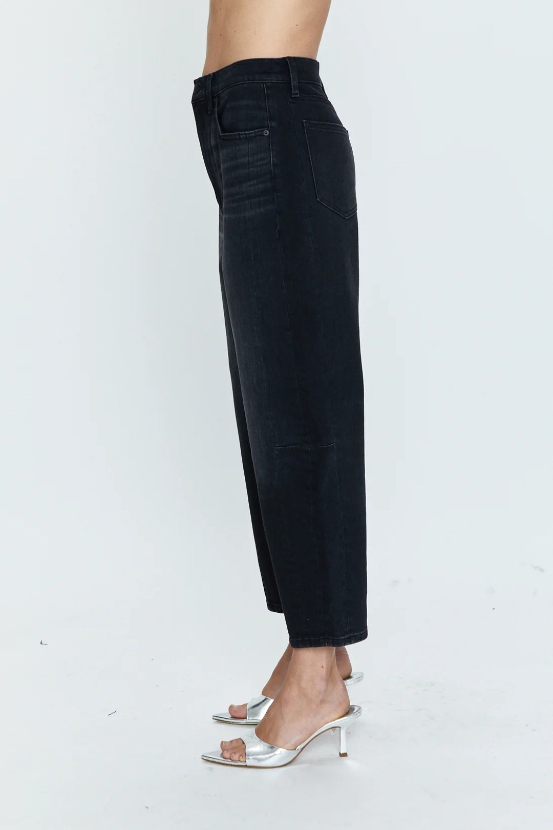 Pistola Elie High Rise Barrel Leg Jeans - Bauhaus