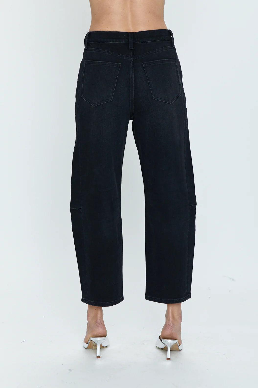 Pistola Elie High Rise Barrel Leg Jeans - Bauhaus