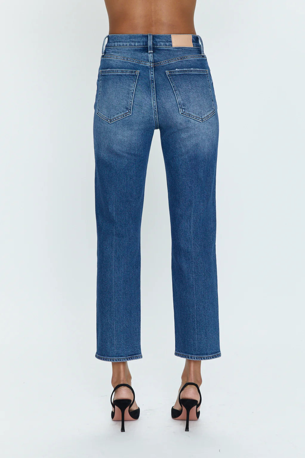 Pistola Charlie High Rise Straight Jeans - Augustus